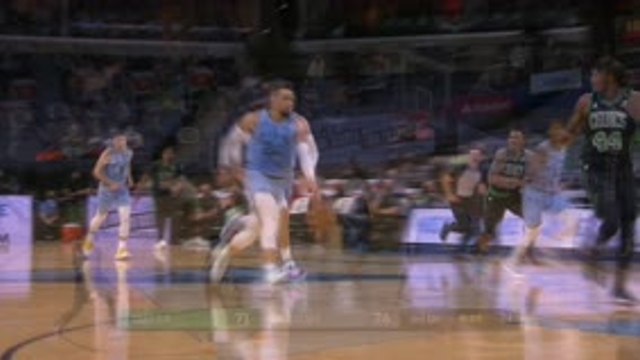 Morant soars to slam home one-handed jam