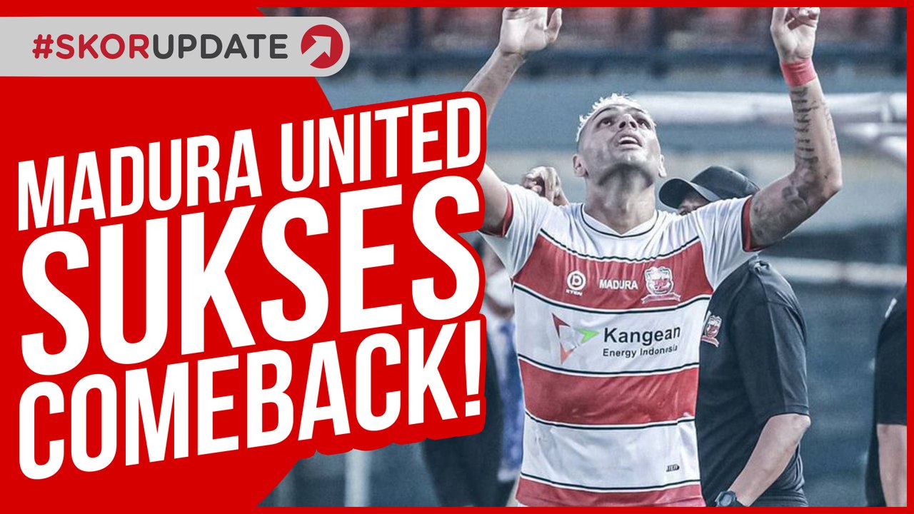SEMPAT TERTINGGAL, MADURA UNITED MENANG 2-1 ATAS PS SLEMAN