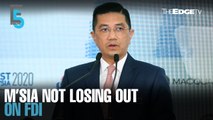 EVENING 5: Azmin denies M’sia losing out on foreign investments