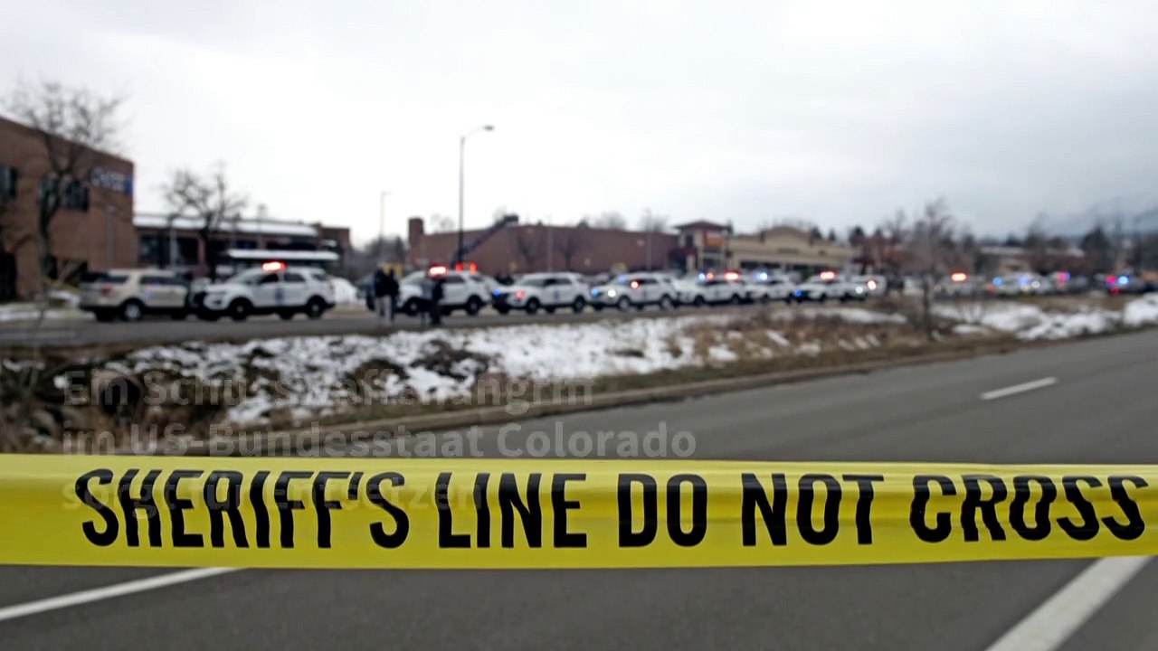 Zehn Tote bei Schusswaffenangriff in Supermarkt in Colorado