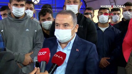 Başkan Böcek'ten Survivor yarışmacısı İsmail Balaban'a destek