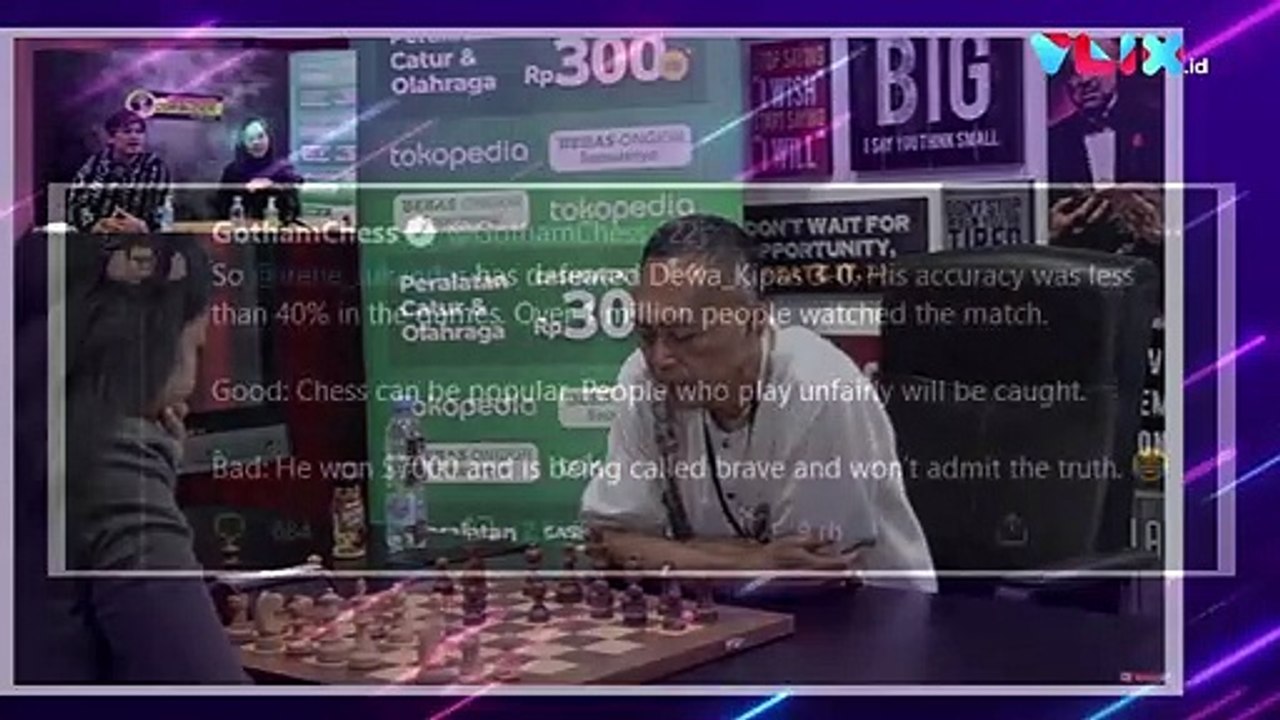 Dewa Kipas Kalah Telak! Ini Kata Gotham Chess