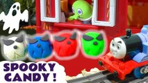 Spooky Candy for Ghosts at McDonalds with Thomas and Friends and Funlings in this Family Friendly Halloween Video for Kids Full Episode English from  Kid Friendly Family Channel Toy Trains 4U