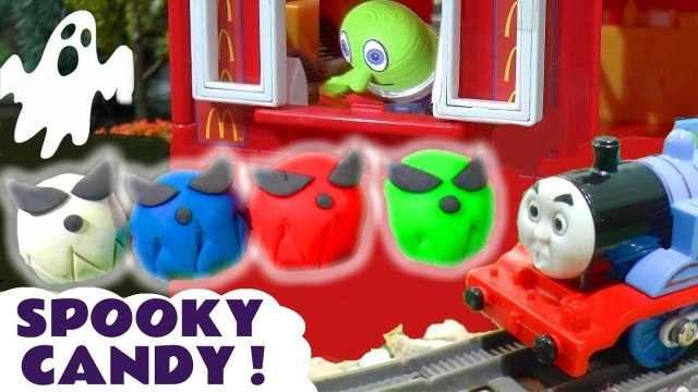 Spooky Candy for Ghosts at McDonalds with Thomas and Friends and Funlings in this Family Friendly Halloween Video for Kids Full Episode English from Kid Friendly Family Channel Toy Trains 4U