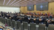 BRÜKSEL - NATO dışişleri bakanları Brüksel'de toplandı