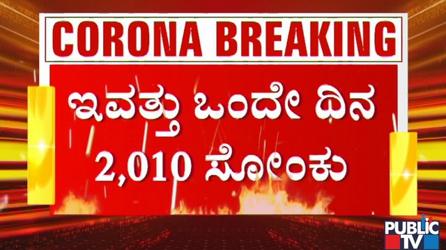 Karnataka Records 2010 Fresh COVID Cases Today; 1280 Cases In Bengaluru