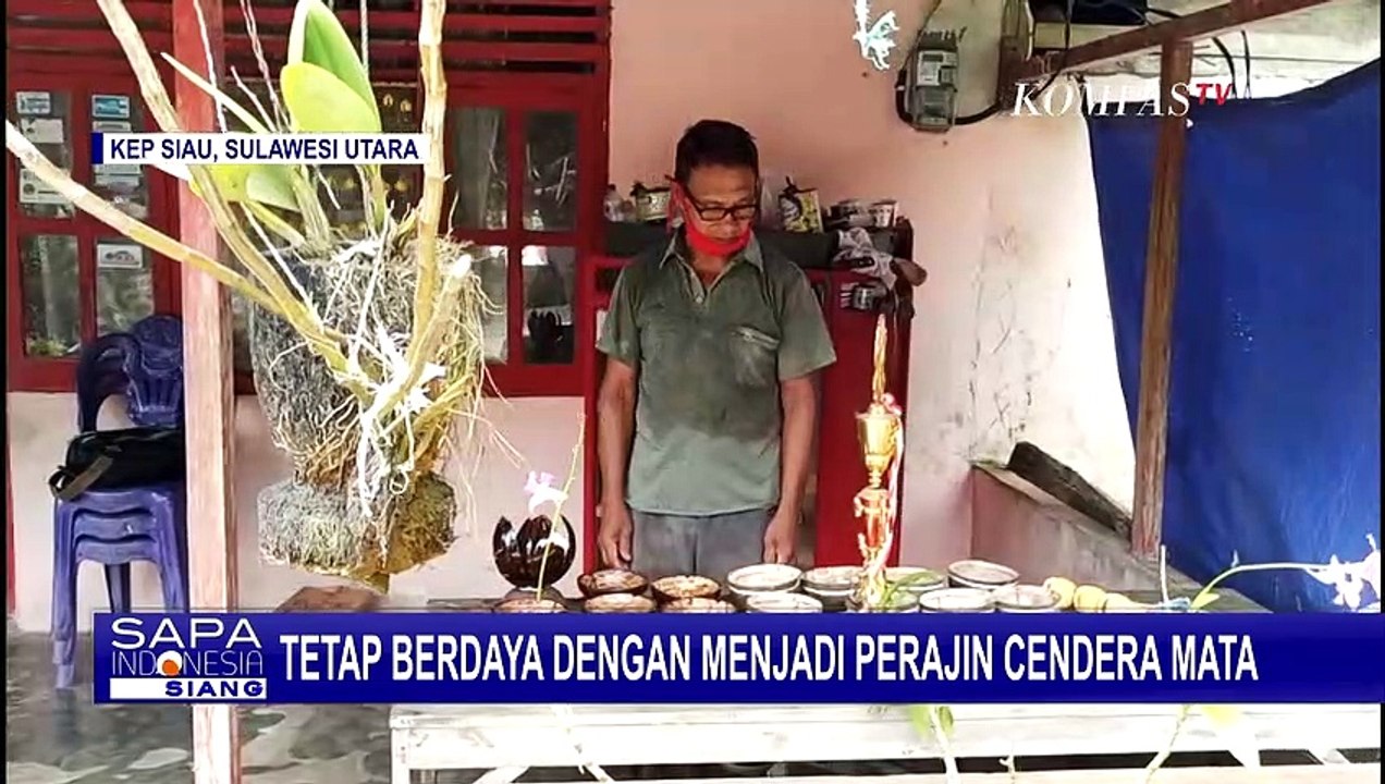 Potret Cantik Cenderamata dari Kayu dan Batok Kelapa Khas Kepulauan Siau, Sulawesi Utara