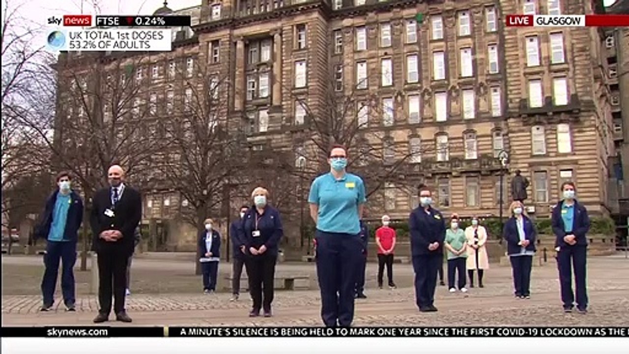 Coronavirus - Le plus endeuillé d'Europe, le Royaume-Uni a observé une minute de silence pour rendre hommage à ses 126.000 morts de la pandémie - VIDEO