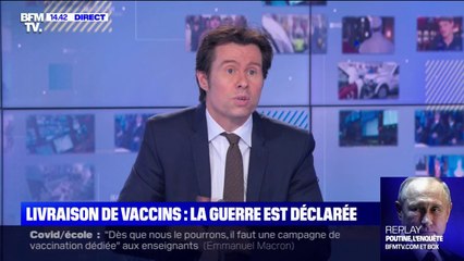 Livraison de vaccins: la "guerre" est déclarée