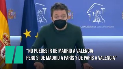 Íñigo Errejón sobre la posibilidad de los extranjeros de viajar a España