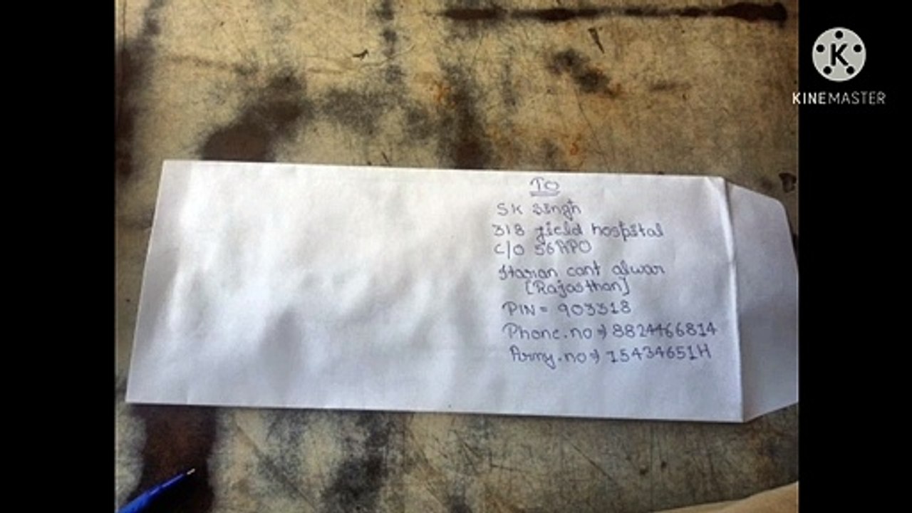 Speed Post Kasi likha | How to write speed post address on envelope | 2021