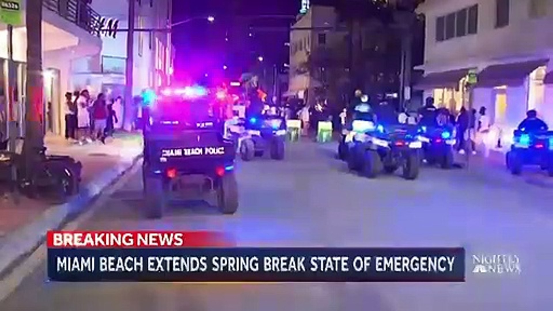 Miami Beach Extends State Of Emergency Amid Spring Break Crowds