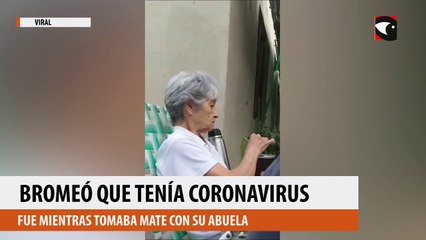 Bromeó que tenía coronavirus