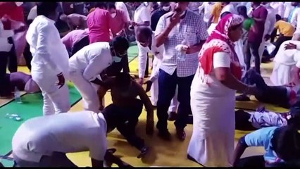 Spectator stand collapses injuring hundreds