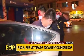 Sujeto que intentó asaltar a fiscal en un taxi tiene 20 denuncias por hurto y robo