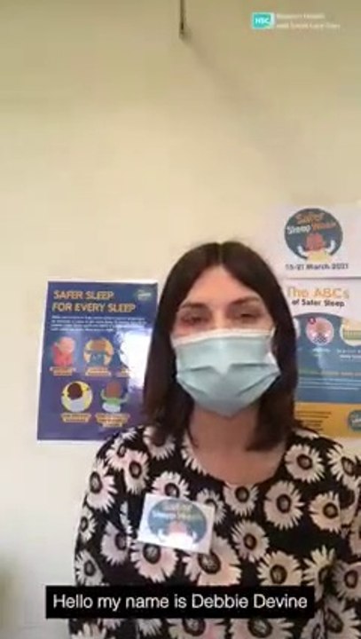 Sleeping on sofa with baby can raise infant death risk by 50 times say Western Trust health visitors in safe sleep drive