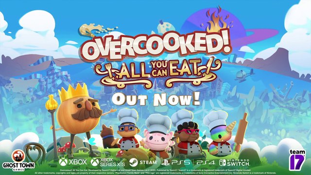 Overcooked ! All You Can Eat - Bande-annonce de lancement (Switch, PS4, Xbox One, Steam)