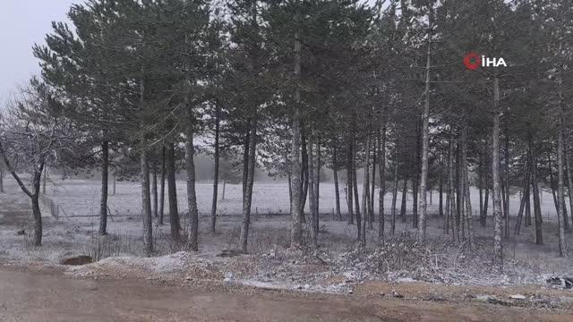 Meteoroloji uyarmıştı, Karabük'te kar yağışı başladı