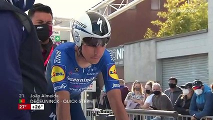 Le soulagement pour Dennis, de l'avance pour Almeida : les temps forts du chrono