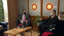 AB Türkiye Delegasyonu Başkanı Landrut, Parlamento Muhabirleri Derneği’ni ziyaret etti