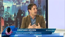 CRISTIANO BROWN: DISCURSO DE CRISPACIÓN LE VIENE BIEN A IGLESIAS PARA QUITARLES VOTOS AL PSOE