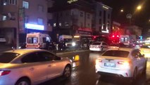 Ataşehir'de kontrolden çıkan otomobil kırmızı ışıkta bekleyen 3 araca çarptı