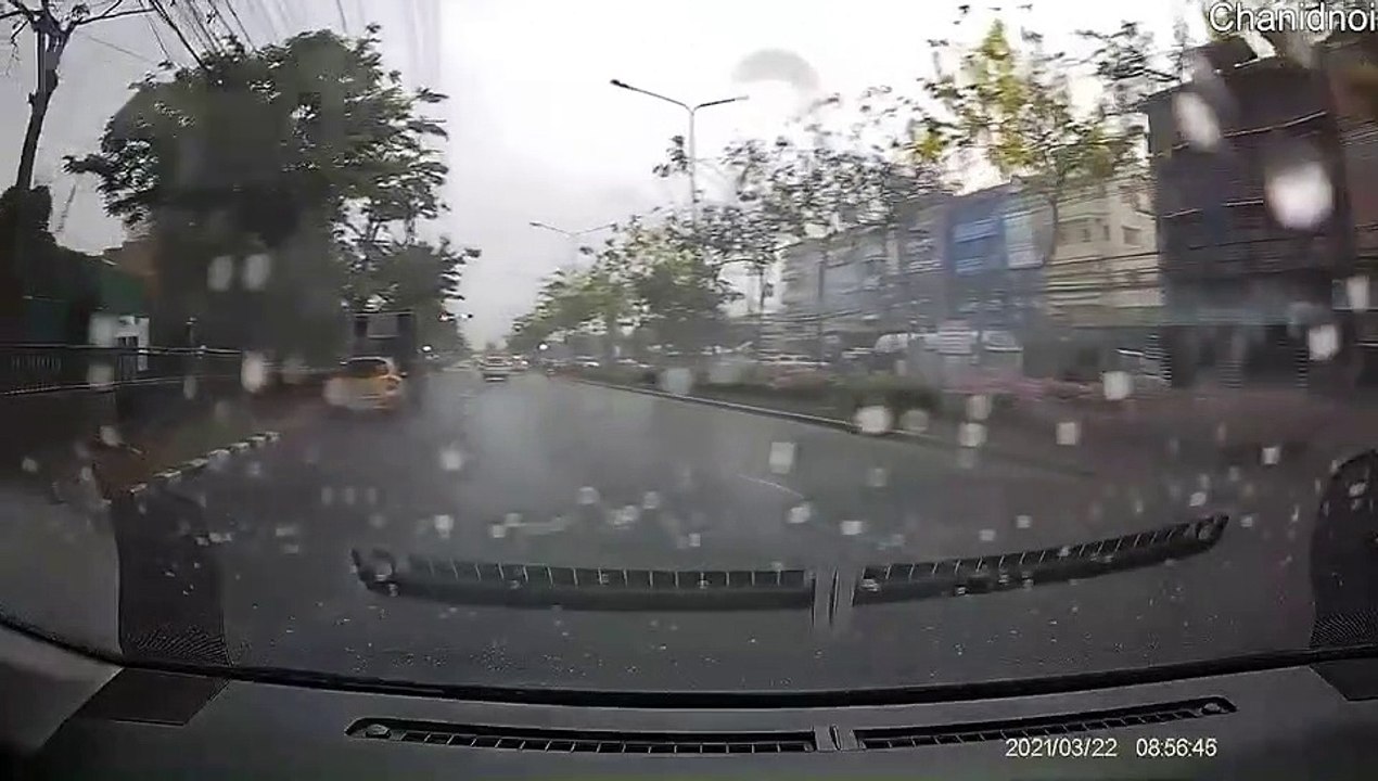 Heavy Rain Causes Street Side Transformer to Explode
