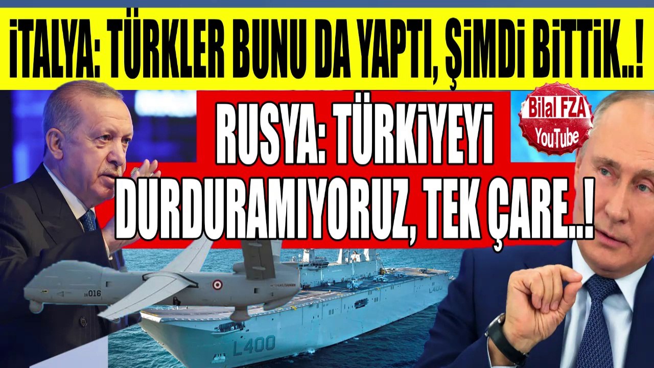 İtalya: Türkler Eşi Benzeri Görülmemiş Teknolojiyi Bitirmek Üzere BİZDE YAPMALIYIZ