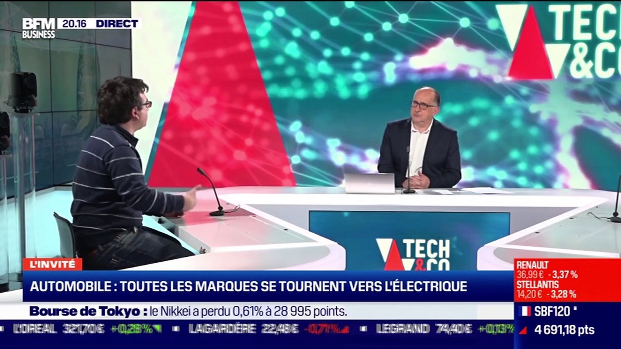 Julien Bonnet (BFM Business) : Automobile, toutes les marques se tournent vers l'électrique - 23/03