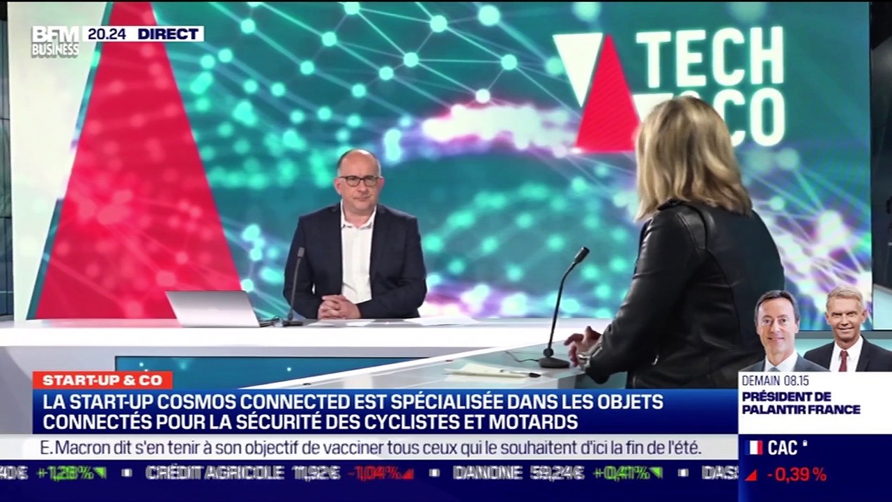 Start up & co : Cosmos Connected est spécialisée dans les objets connectés pour la sécurité des cyclistes et motards - 23/03