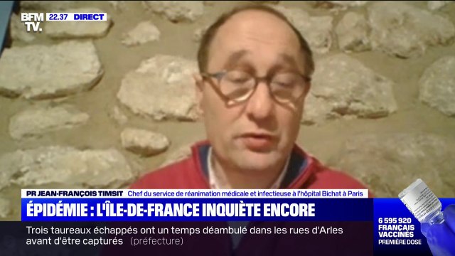 Pr Timsit: Je suis inquiet sur la capacité de ce confinement à nous faire voir le bout de cette flambée épidémique en Île-de-France