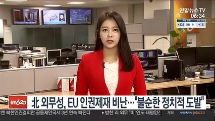 北외무성, EU 인권제재 비난…"불순한 정치적 도발"