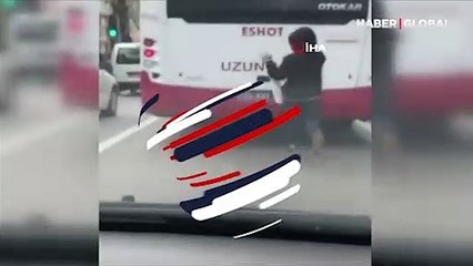 Canını hiçe saydı! O anlar kamerada
