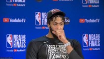 Anthony Davis On His Nerves Before His First-Ever NBA Finals Appearance