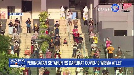 Peringatan 1 Tahun RSD Wisma Atlet, Lagu 'Heal The World' dengan Alunan Suara Angklung Menggema