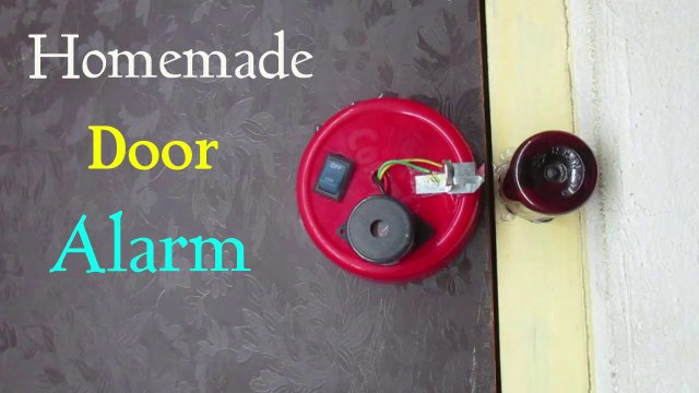 Simple Magnetic Door Alarm System | How to Make Door Alarm with Magnet | DIY Magnetic Door Alarm