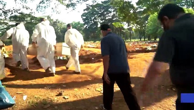 Brasil registra pela 1ª vez mais de 3.000 mortes em 24 horas