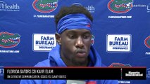 Kaiir Elam on Gators' Defensive Communication, Issues vs. Slants