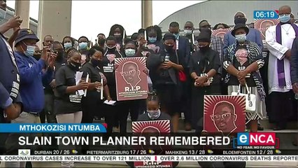 Colleagues pay tribute to Mthokozisi Ntumba