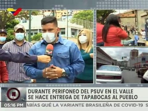 Gobierno de Caracas desplegó Ruta de Perifoneo Darío Vivas en El Valle para combatir la COVID-19