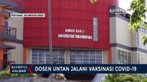 Ratusan Dosen Universitas Tanjungpura Jalani Vaksinasi Covid-19
