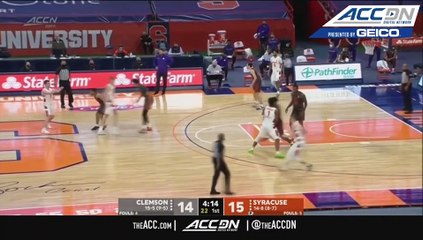 Clemson vs. Syracuse Men's Basketball Highlights (2020-21)