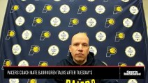 Pacers Coach Nate Bjorkgren Talks After Tuesday's Practice