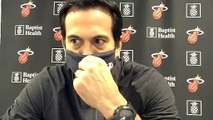 Miami Heat coach Erik Spoelstra on KZ Okpala's improved defense