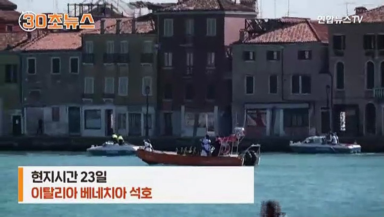 [30초뉴스] 관광객 없으니 여기까지…베네치아 석호에 돌고래 한쌍