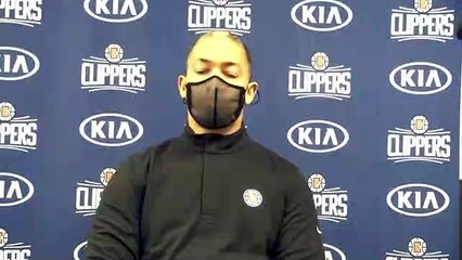 Clippers Coach Ty Lue Reacts to Loss vs Brooklyn