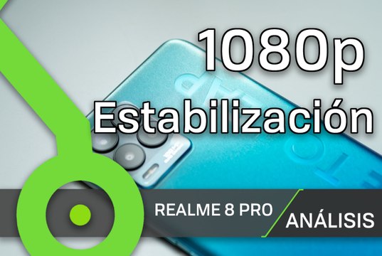 Realme 8 Pro - Vídeo de prueba (noche, estabilización)