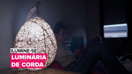 Ilumine-se: Luminária de Corda