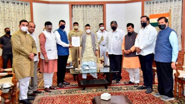 BJP delegation meets Governor BS Koshyari
