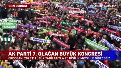 Cumhurbaşkanı Erdoğan'dan kongre öncesi ilk mesajlar